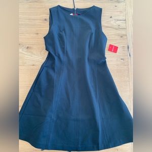 SPANX Perfect Sleeveless Fit-&-Flare Mini Dress Classic Black Women’s M